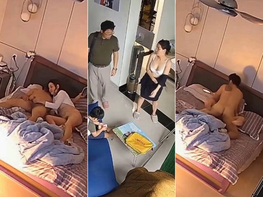 Hack cam vợ chồng văn phòng chung cư địt nhau